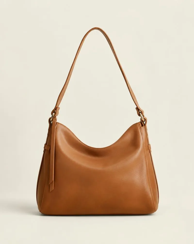 Bolso de hombro caramelo, Caramelo, talla Única
